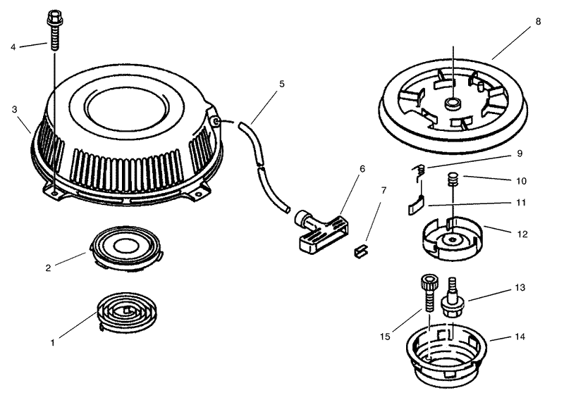 Starter Assembly Kawasaki Model FB460V LS08
