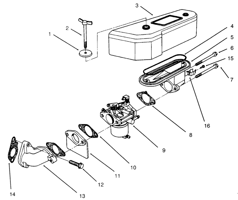 Air Cleaner and Carburetor Assembly