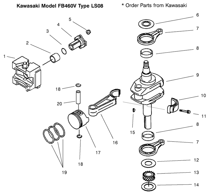 Pistoncrankshaft