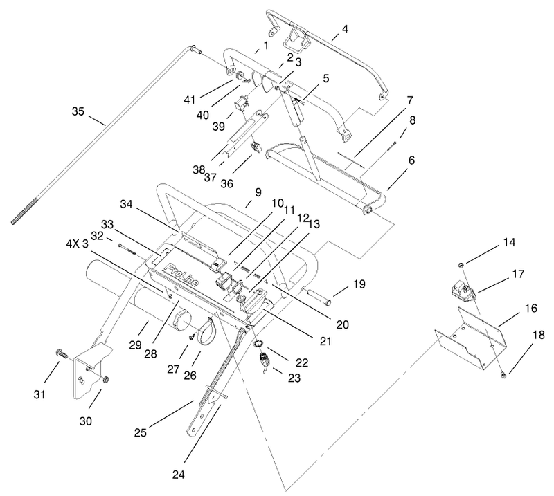 Handle and Controls Assembly