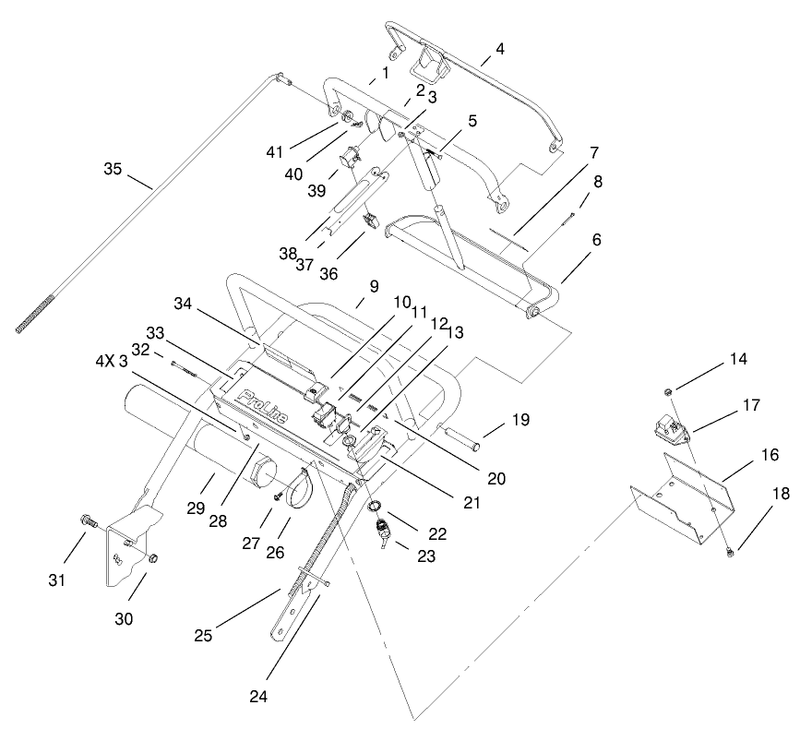 Handle and Controls Assembly