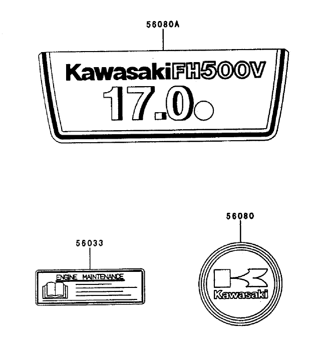 Decals Kawasaki FH500V AS25