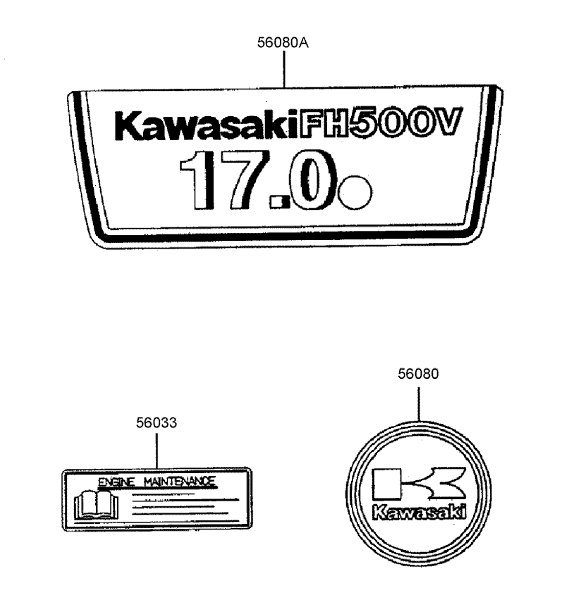 Decals Kawasaki FH500V AS25