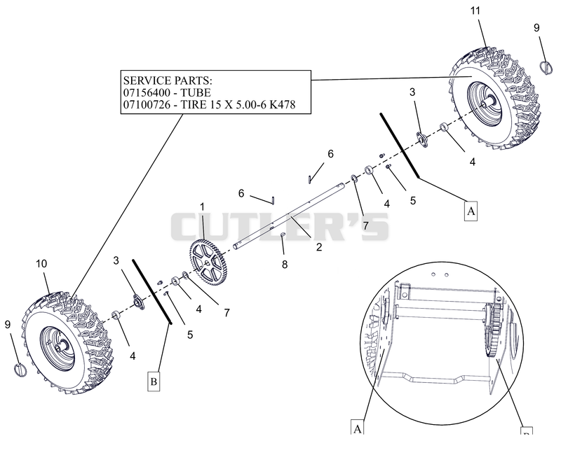 Wheels And Axle - 24"