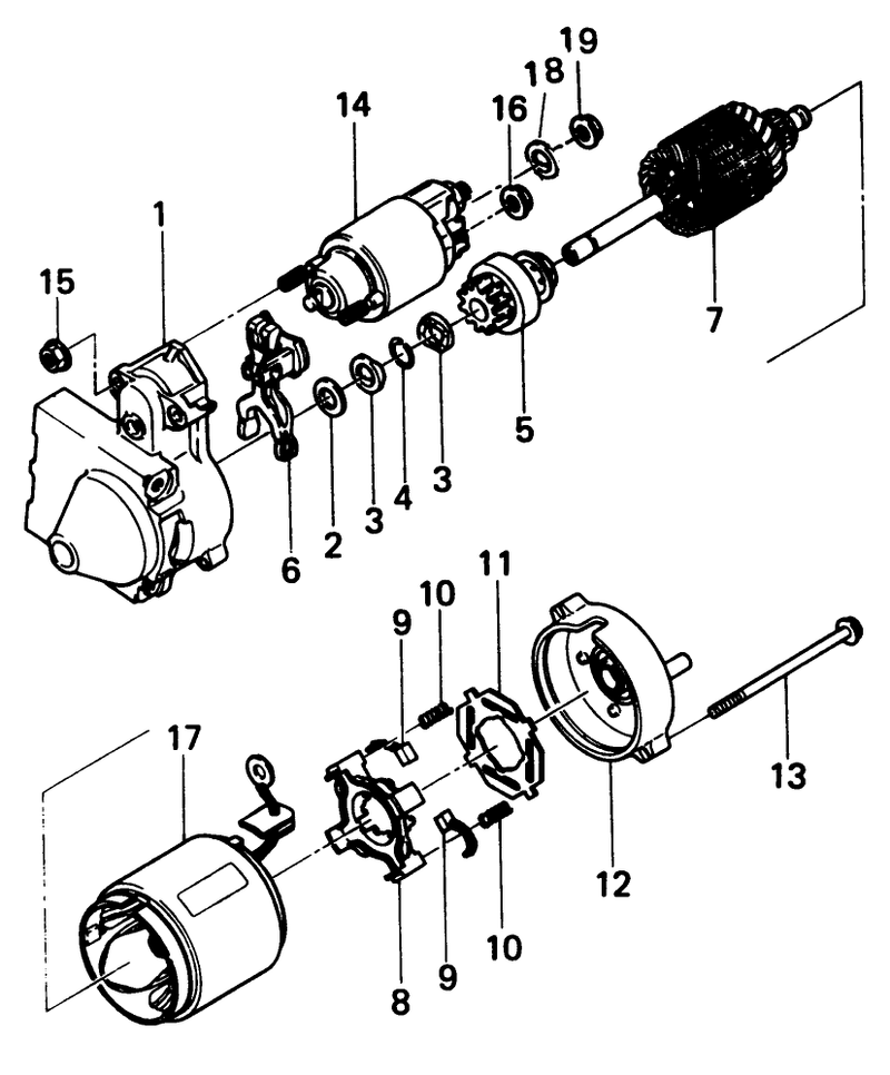 Electric Starter Alternator