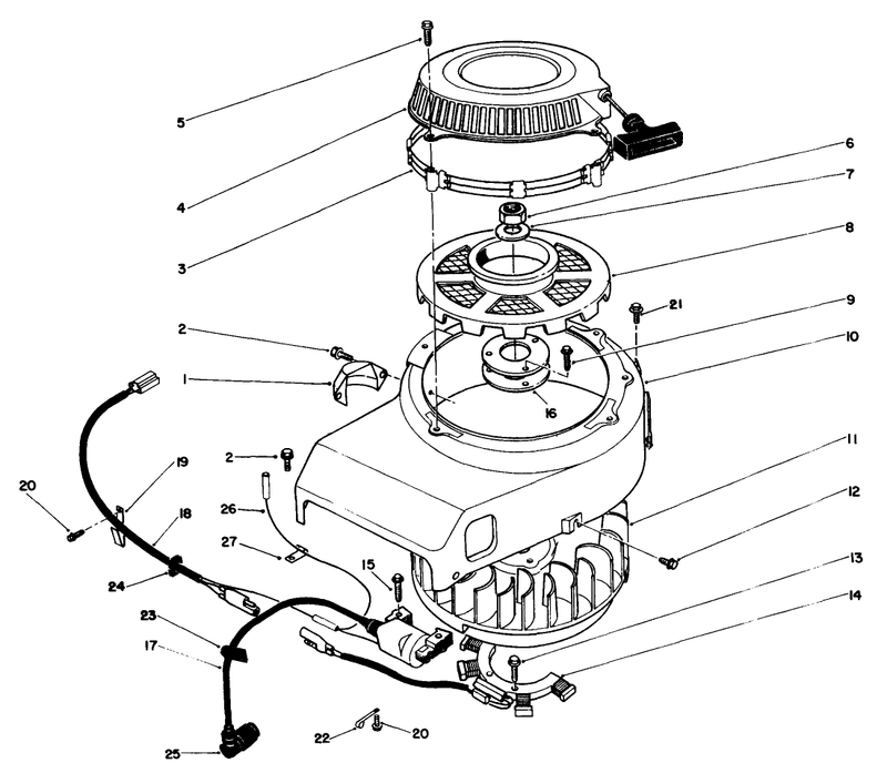 Recoil and Flywheel Assembly