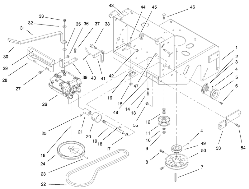 Transmission and Drive Pulley Assembly