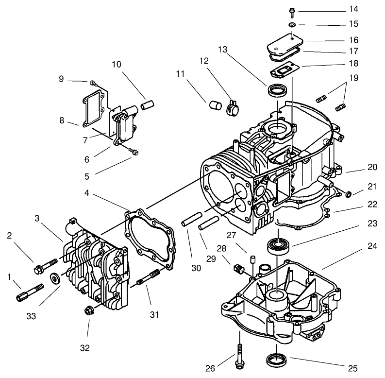 Crankcase kawasaki Fb460v Ms14