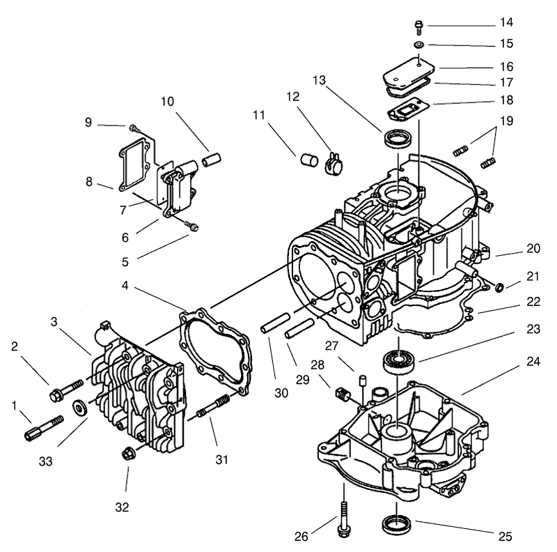 Crankcase Assembly Kawasaki FB460V MS14