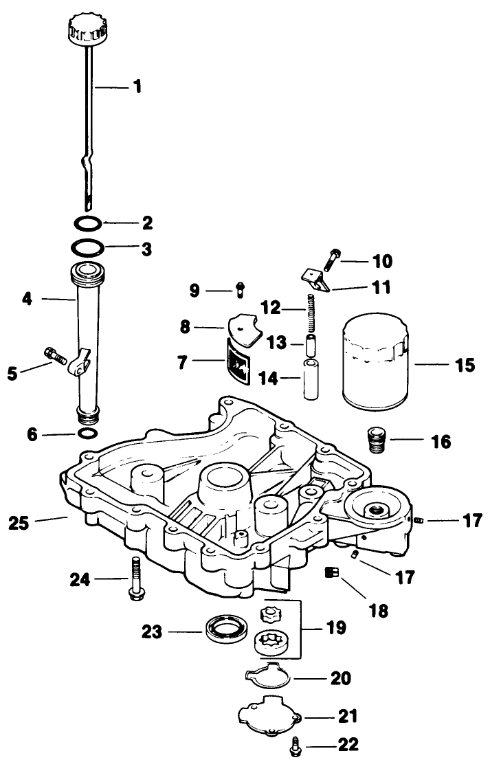 Oil Panlubrication Kohler Engine Model No Cv14 T 1412