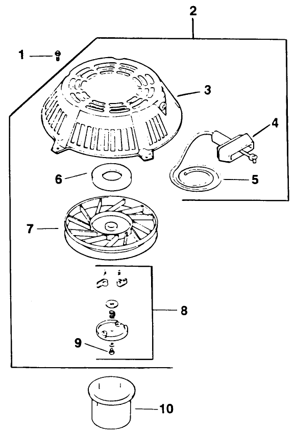 Starting System Engine Kohler Model No Cv14t 1412