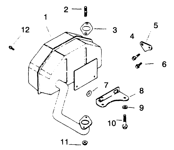 Exhaust Group Engine Kohler Model No Cv14 T 1412continued