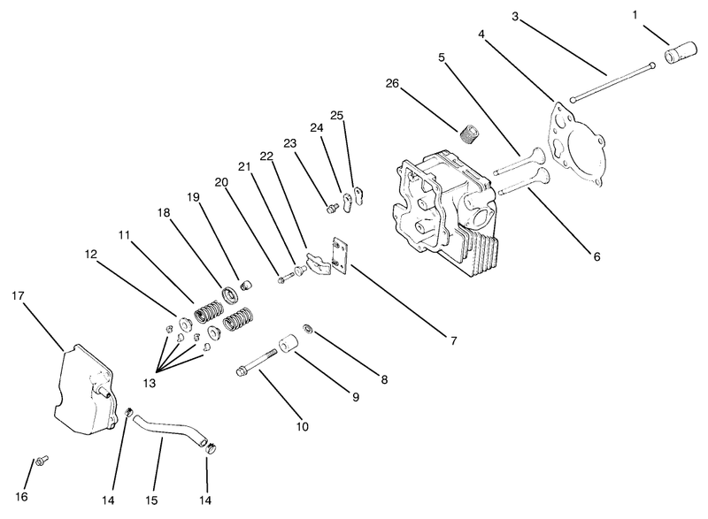 Cylinder Head Valve and Breather