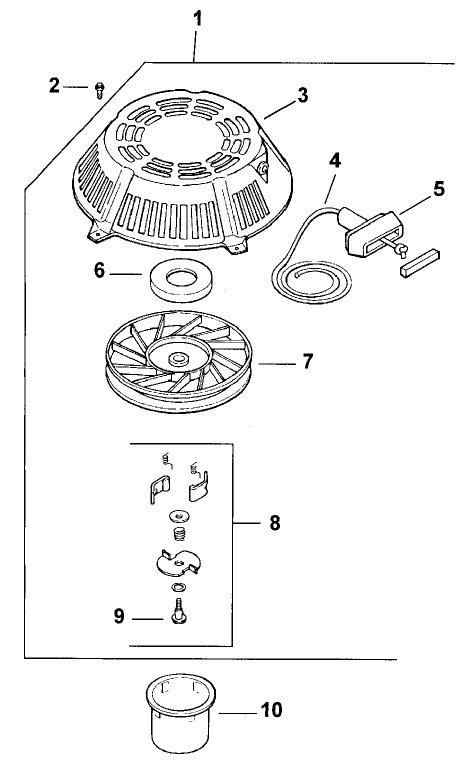 Starter System Engine Kohler Model No Cv15t Spec 41560