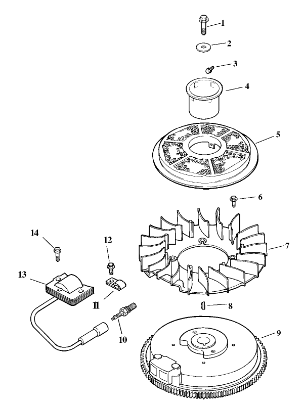 Ignition and Electrical Assembly Kohler CV15T 41608