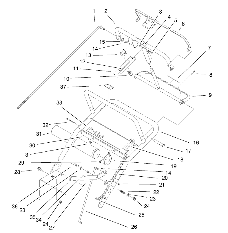 Upper Handle Assembly