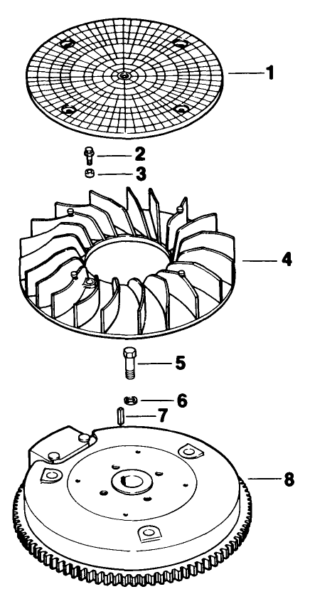 Flywheel Engine Model No Mv16s Type 56519