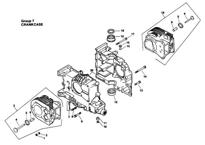 Engine Kohler Model No Mv16s Type Ps56519 Crankcase Group 7