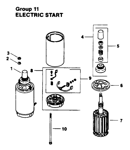 Engine Kohler Model No Mv16s Type Ps56519 Electric Start Group 11