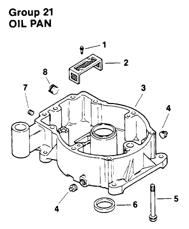 Oil Pan Engine Kohler Model No Mv16s Type Ps56519