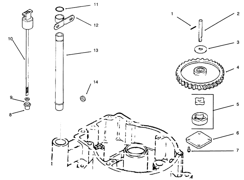 Oil Pump And Dipstick