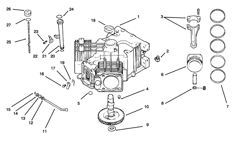 Crankcase Kohler Engine Cv18s Ps 61521
