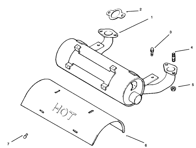 Exhaust Kohler Engine Cv18s Ps 61521