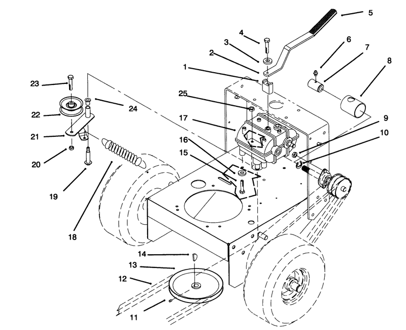 Transmission Idler Drive Pulleys and Drive Belts