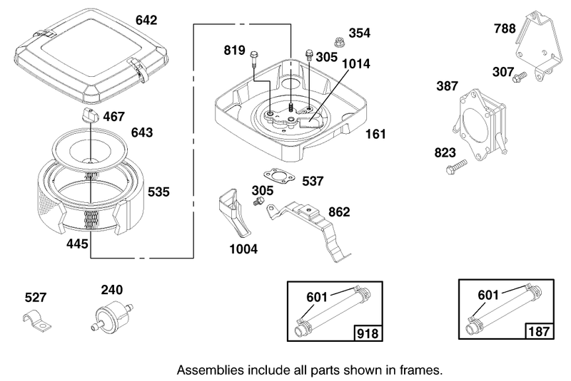 Engine Briggs and Stratton Model 303776 1188 A1
