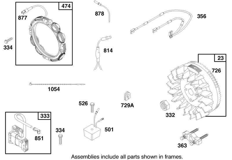 Engine Briggs and Stratton Model 303776 1188 A1