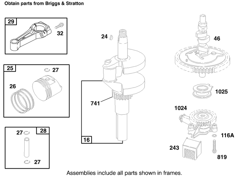 Engine Briggs and Stratton Model 303776 1188 A1