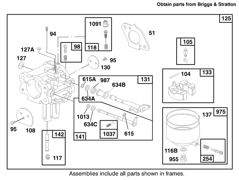 Engine Briggs and Stratton Model 303776 1188 A1