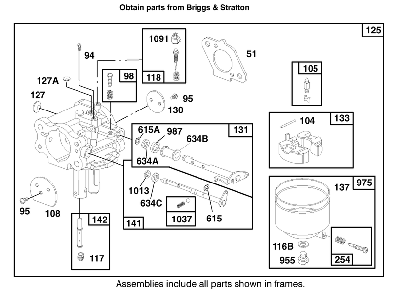 Engine Briggs and Stratton Model 303776 1188 A1