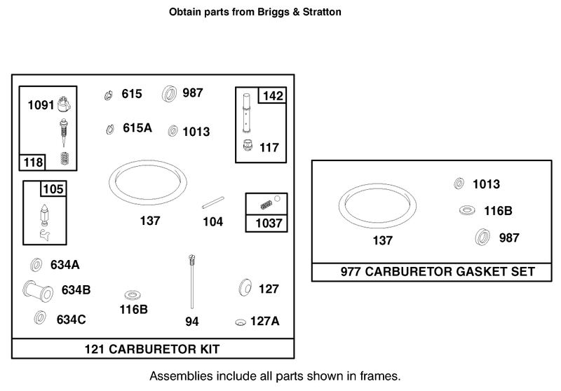 Engine Briggs and Stratton Model 303776 1188 A1