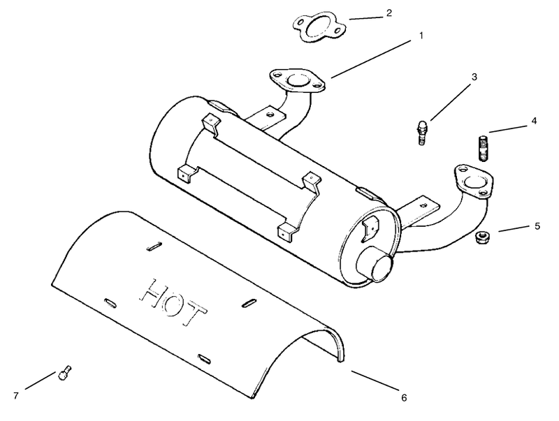 Exhaust Kohler Engine Cv18s Ps61521