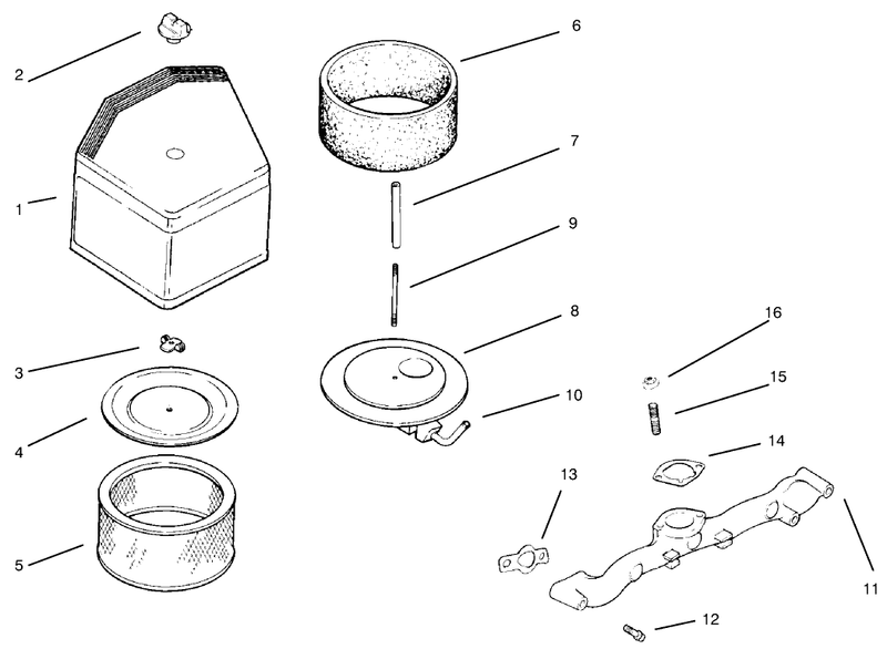 Air Cleaner Filtrationintake Manifold
