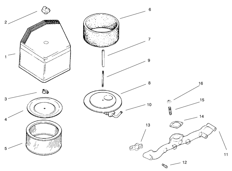 Air Cleaner Filtrationintake Manifold