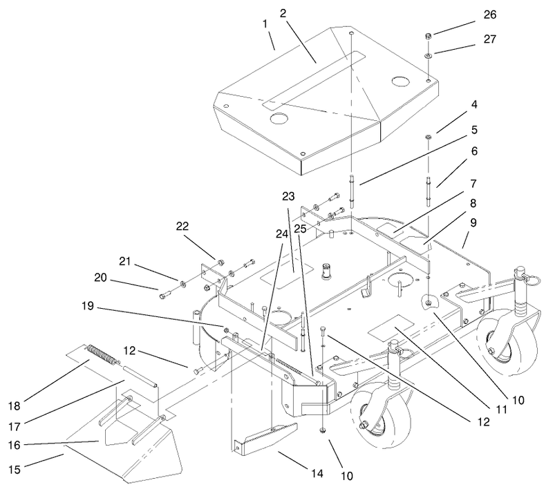 36in Deck Assembly