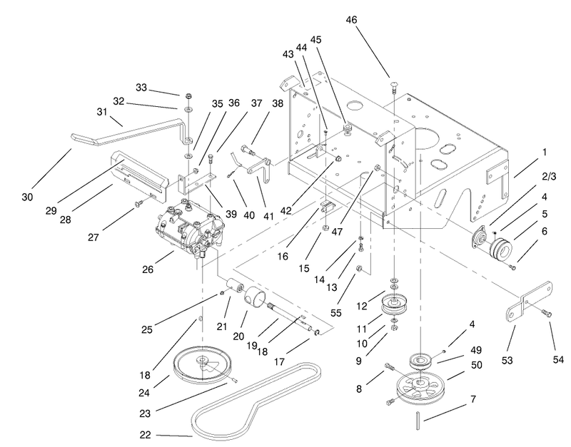 Transmission and Drive Pulley Assembly