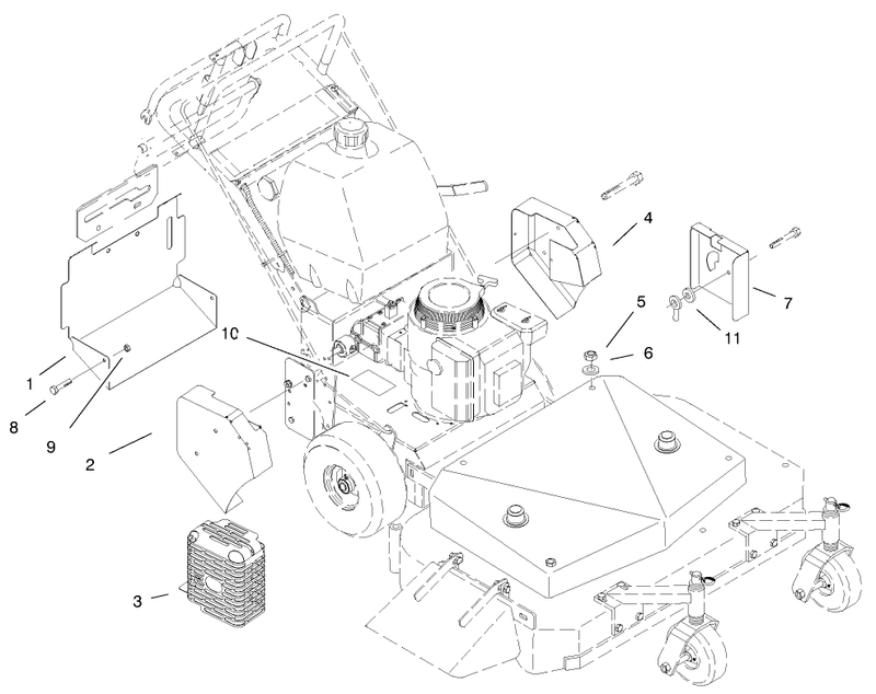 Guard Belt Muffler and Rear Discharge