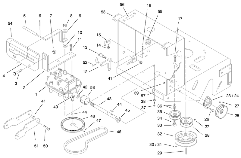 Transmission Pulleys And Drive Belt