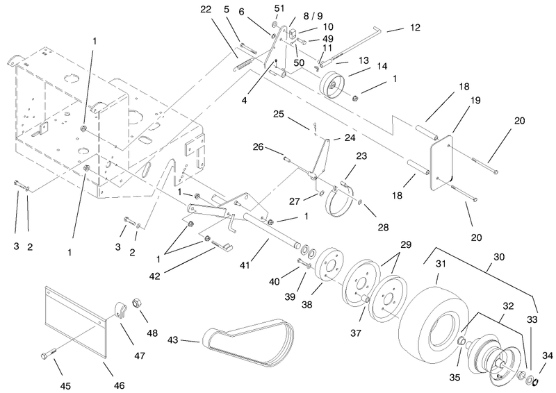 Wheel Brakes And Traction Belts
