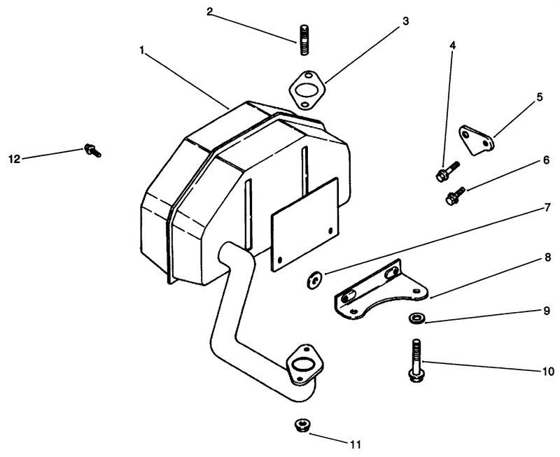 Exhaust Engine Kohler Model No Cv14 S 1429 continued