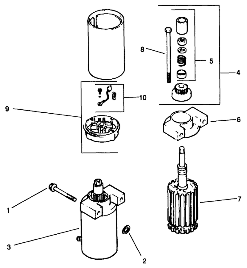 Starting System Engine Model No Cv14 S 1429 continued