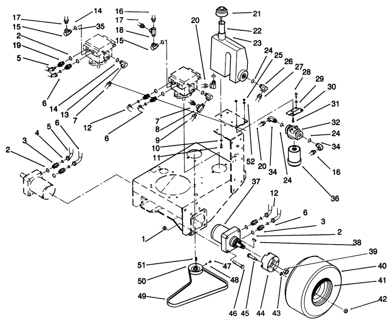 Wheel Assembly and Hydraulic Components