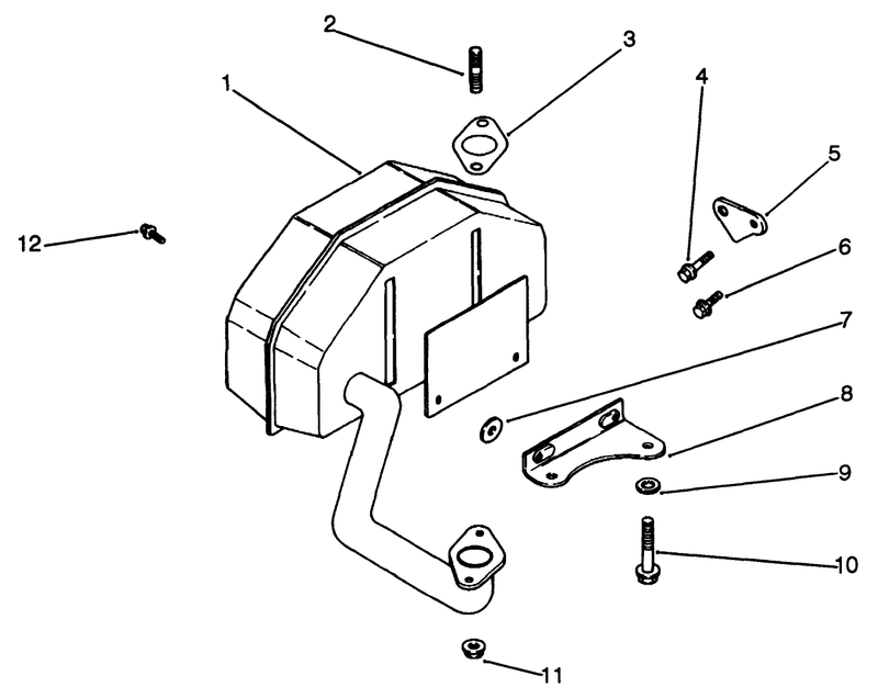 Exhaust Engine Kohler Model No Cv14 S 1429