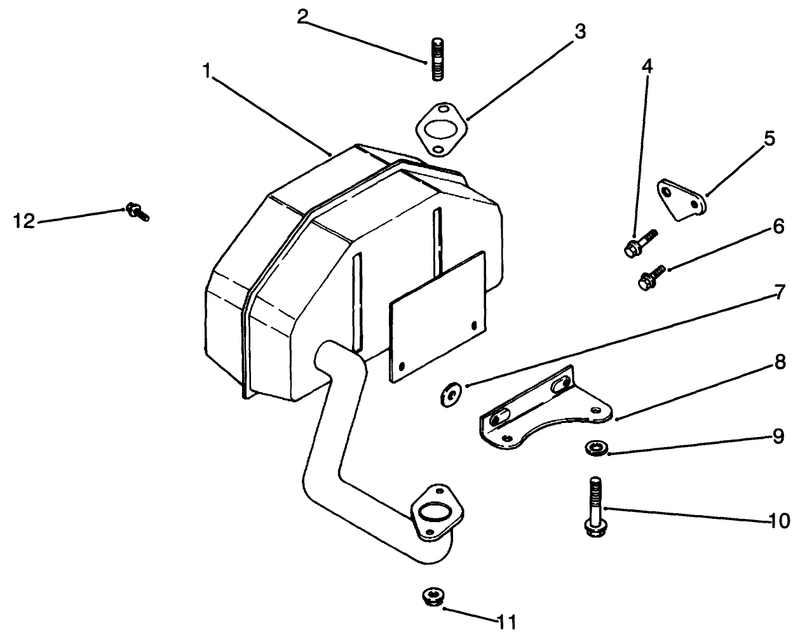 Exhaust Engine Kohler Model No Cv14 S 1429
