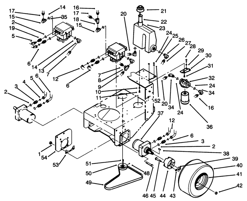 Wheel Assembly and Hydraulic Components