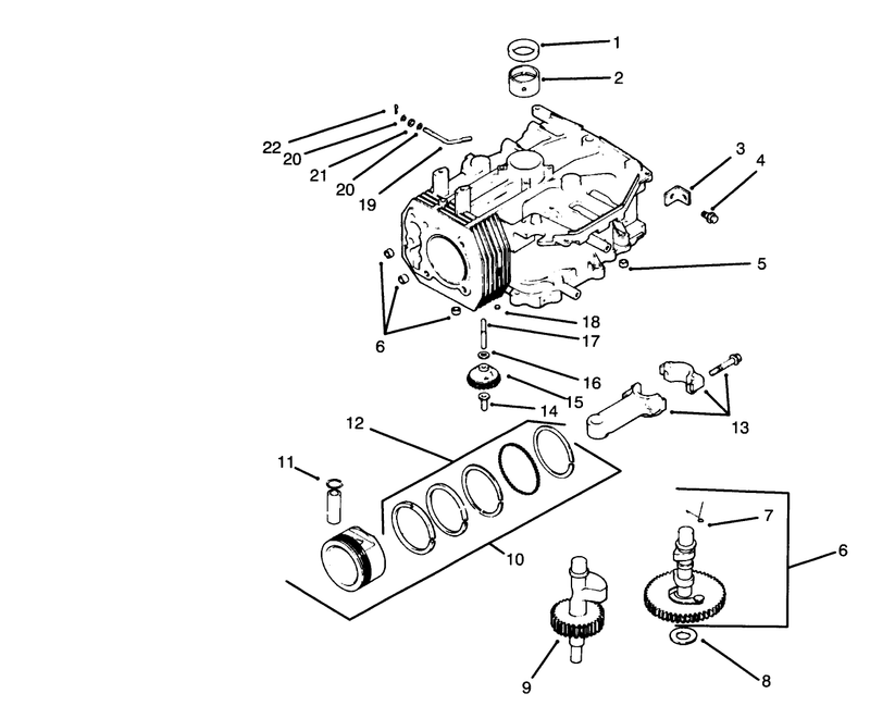 Crankcase Engine Kohler Model No Cv14 S 1429 continued