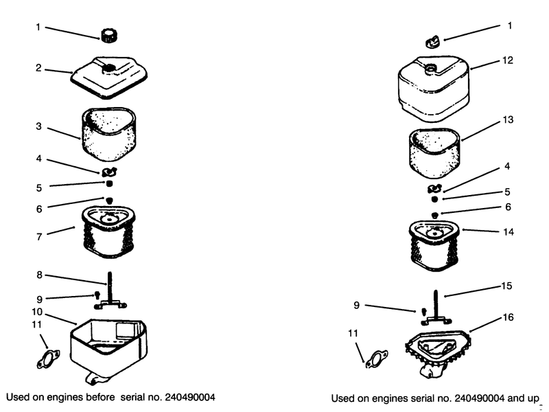 Engine Kohler Model No Cv14 S 1429 continued